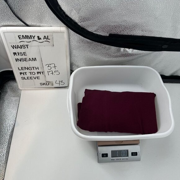 J Jill Wearever Collection Sweater Midi Dress Size XS Burgundy Casual Boat Neck - Picture 11 of 11